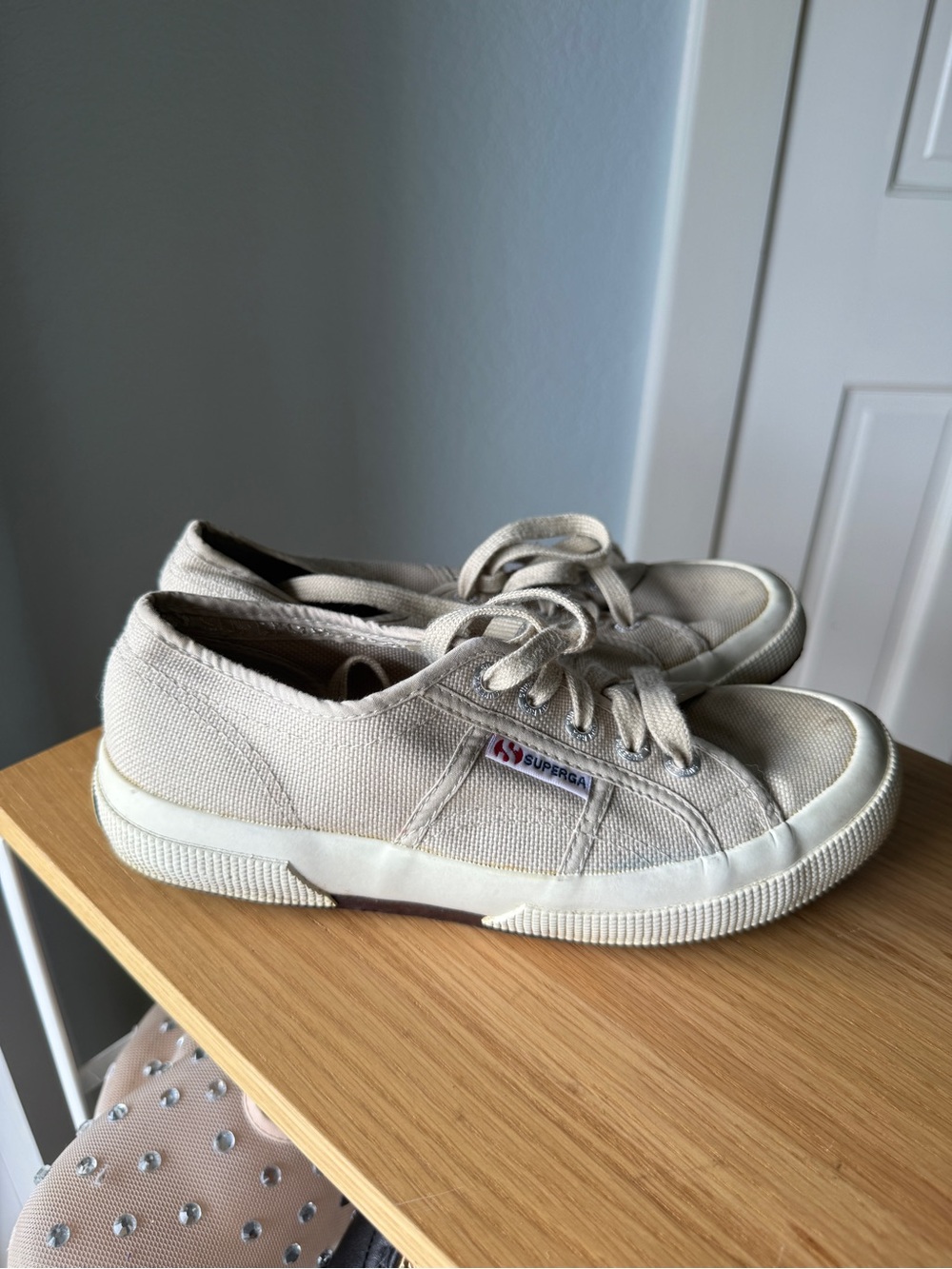 Superga Classic Canvas Sneakers in Beige